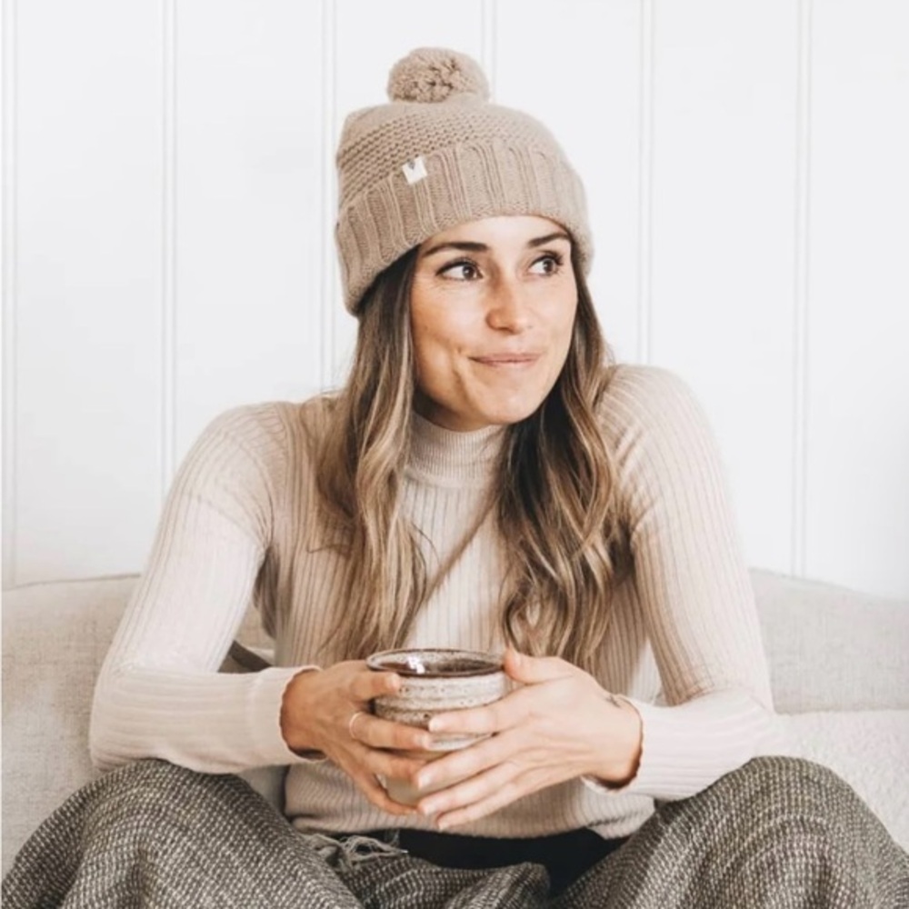Will + Bear 100% Australian Wool - Tasman “Fawn” Soft Wool Beanie BNWT
